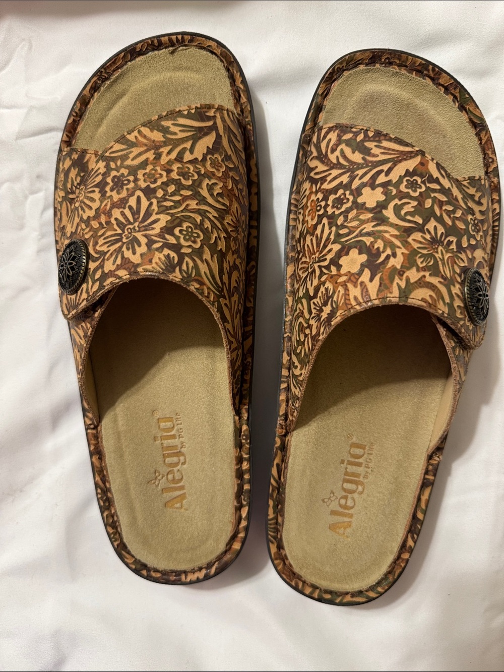 Alegria Vivica Country Road Floral Comfort Slide Sandals EU 41 US 10.5-11 - Picture 4 of 5